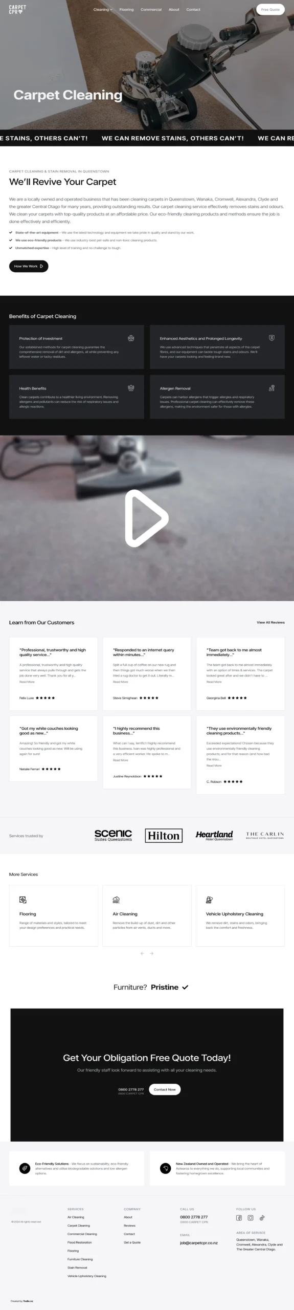 Website screenshot preview