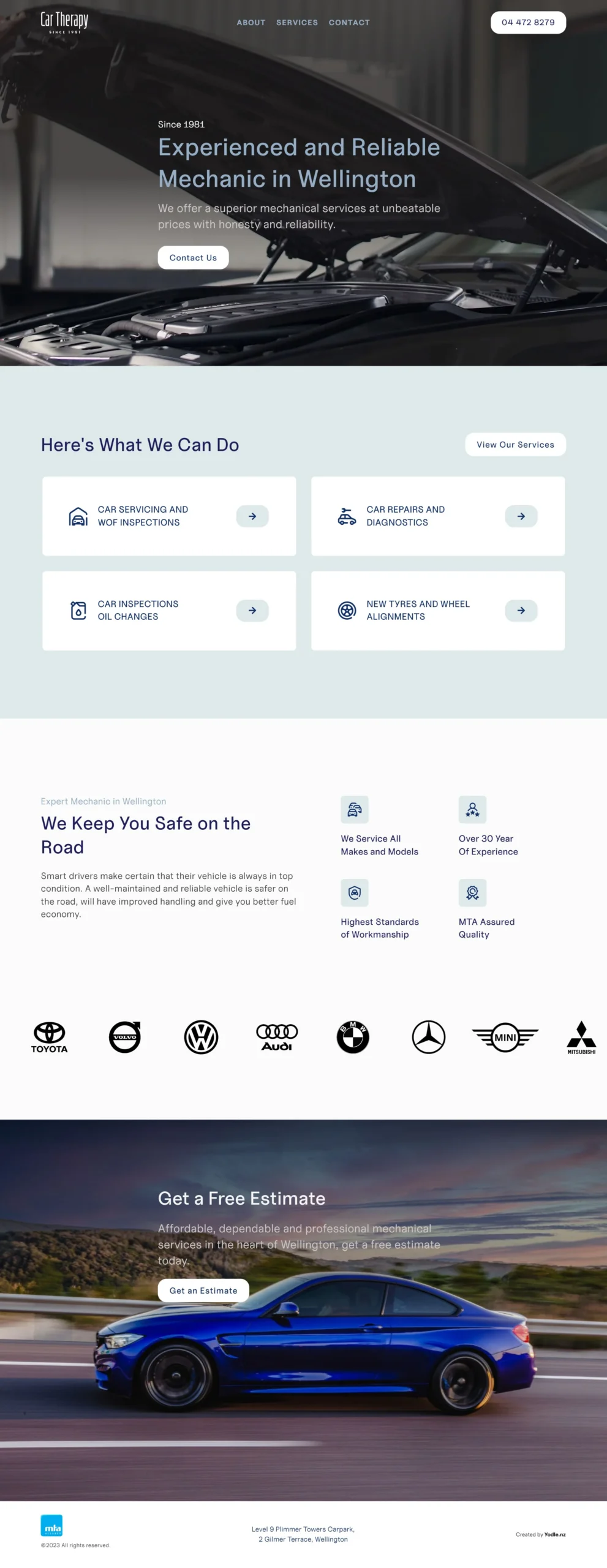 Website screenshot preview