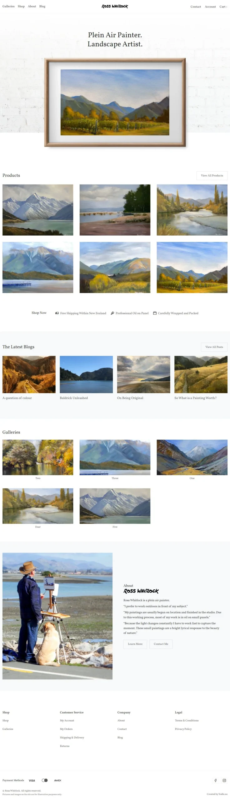 Website screenshot preview