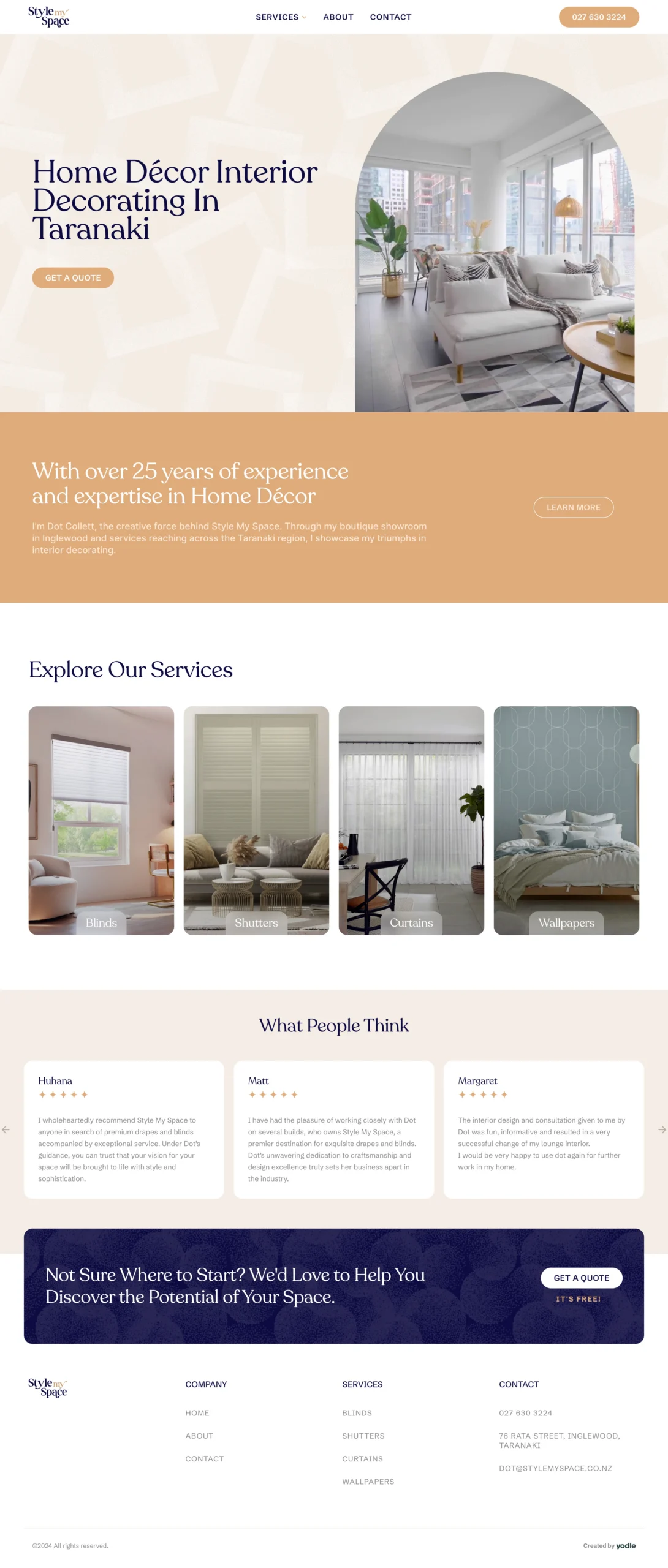 Website screenshot preview